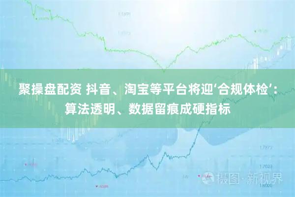 聚操盘配资 抖音、淘宝等平台将迎‘合规体检’：算法透明、数据留痕成硬指标